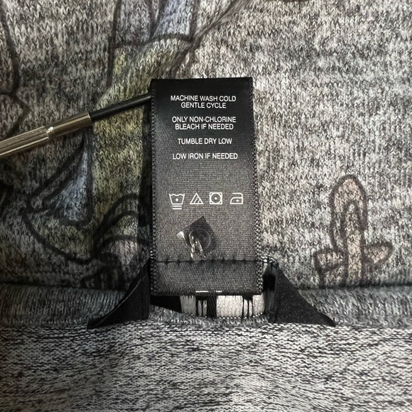 NWT Ali Miles Women’s Heather Gray/Black "GIRL POWER" Knit Tunic Top Siz… - Picture 8 of 9